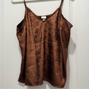 A New Day Brown Sleeveless Camisole Top